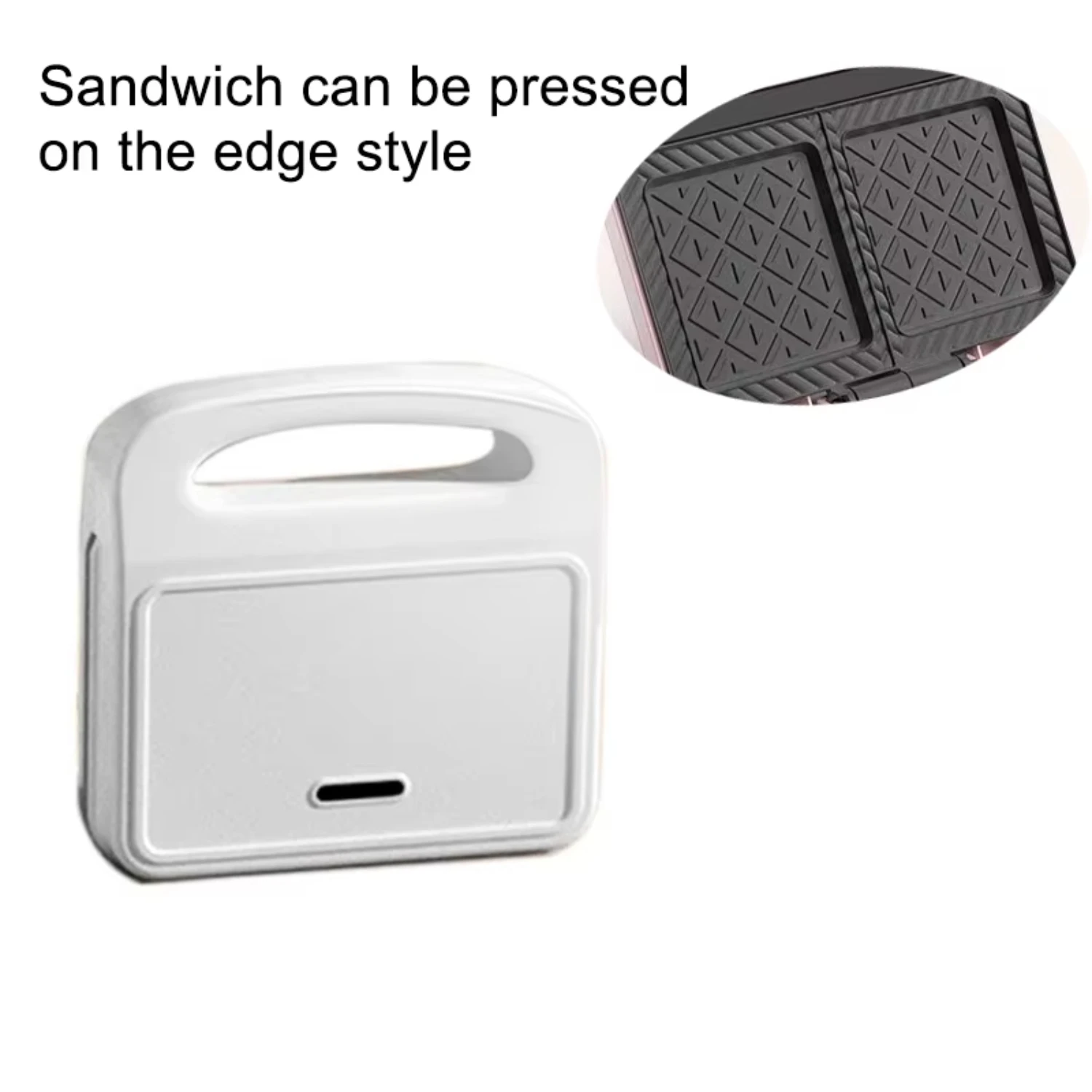 Sandwich Maker Breakfast Baking Machine Egg Omelette Cooker Grill Pan Double-side Bread Pressure Toaster Ligh Food Oven
