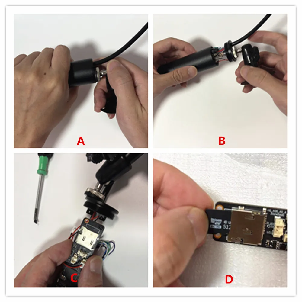 TF card installation steps image one