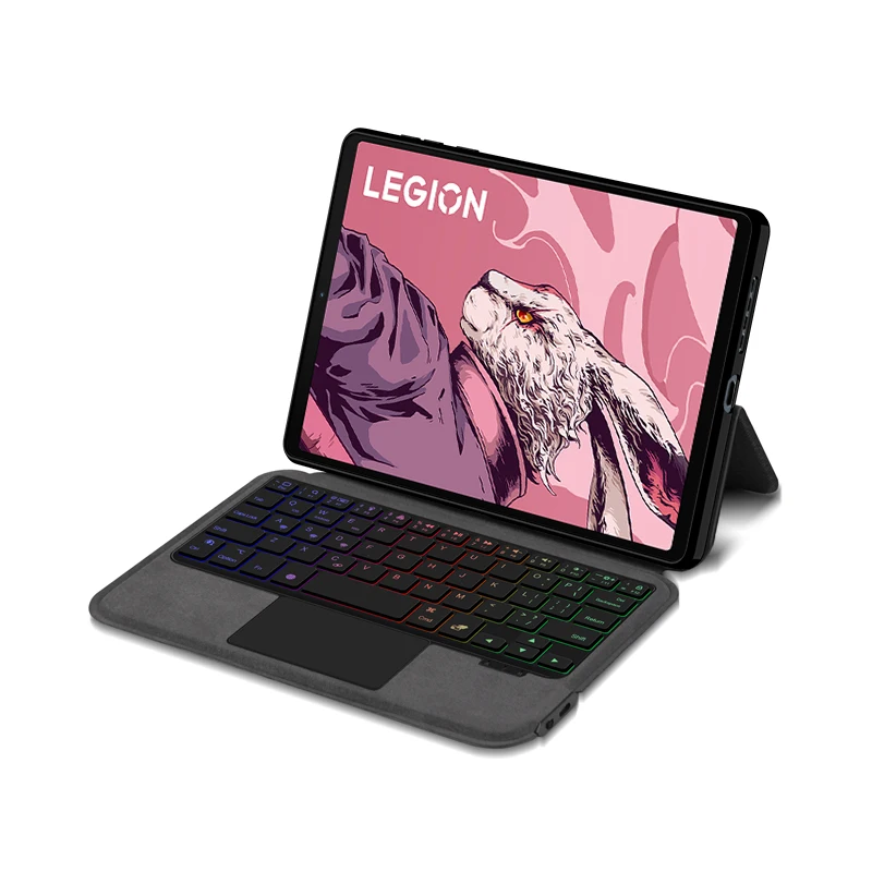 Teclado Mágico para Lenovo Teclado sem Fio Retroiluminado Capa do Tablet Lenovo Legion Y700 2023 8.8 Tb320f Y700 2nd Gen Trackpad Case - Imagem 4