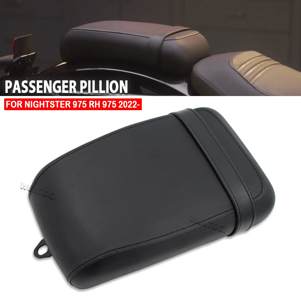 

For Nightster RH 975 Nightster975 RH975 2022 New Motorcycle Passenger Pillion Rear Seat Pad PU Pillow Nightster 975