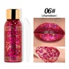 With Smear Spoon Multifunctional Eye Glitter Nail Hair Body Face Glitter Gel Art Flash Loose Sequins Cream Festival Glitter Deco 5