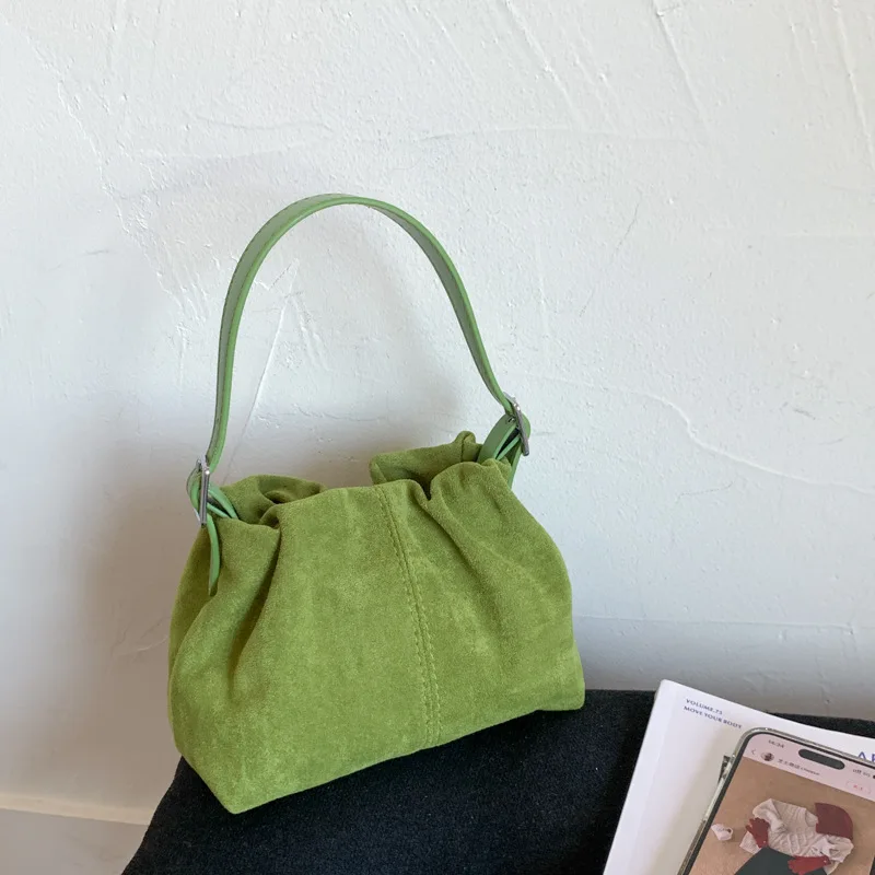 Elegant PU Leather Bucket Bag - Women's Crossbody Shoulder Handbag in Retro Style