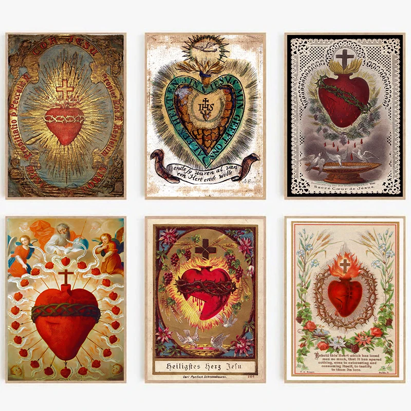 Sacred Heart of  Jesus Art, Assorted main image 1