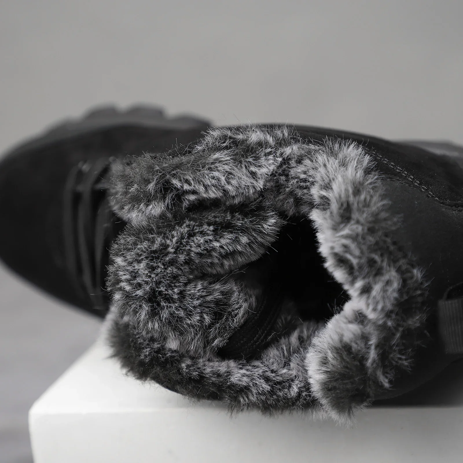 Men Winter Snow Boots with Fur Outdoor Sneakers Men Shoes 2023 New Male Warm Footwear Ankle Boots for Men Botines Botas Hombre - 3