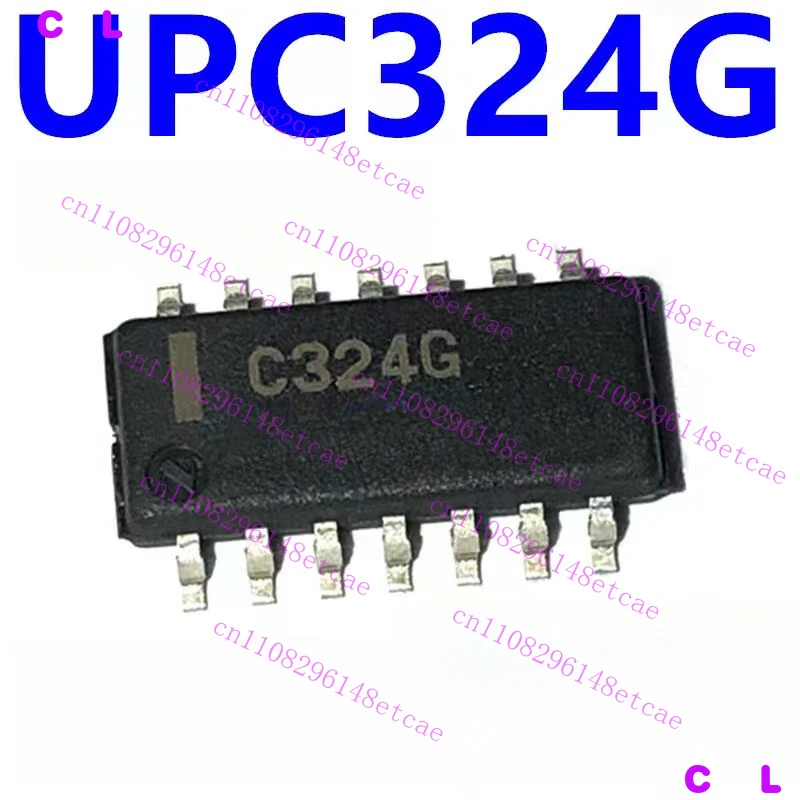 5개 UPC324C UPC324G 저전력 쿼드 연산 증폭기 새 제품