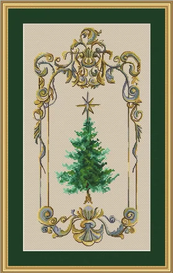 

Набор для вышивки крестиком, нитки для вышивки, холст без принта, набор для рукоделия «сделай сам», домашний декор, зеленые сланцы 28-45