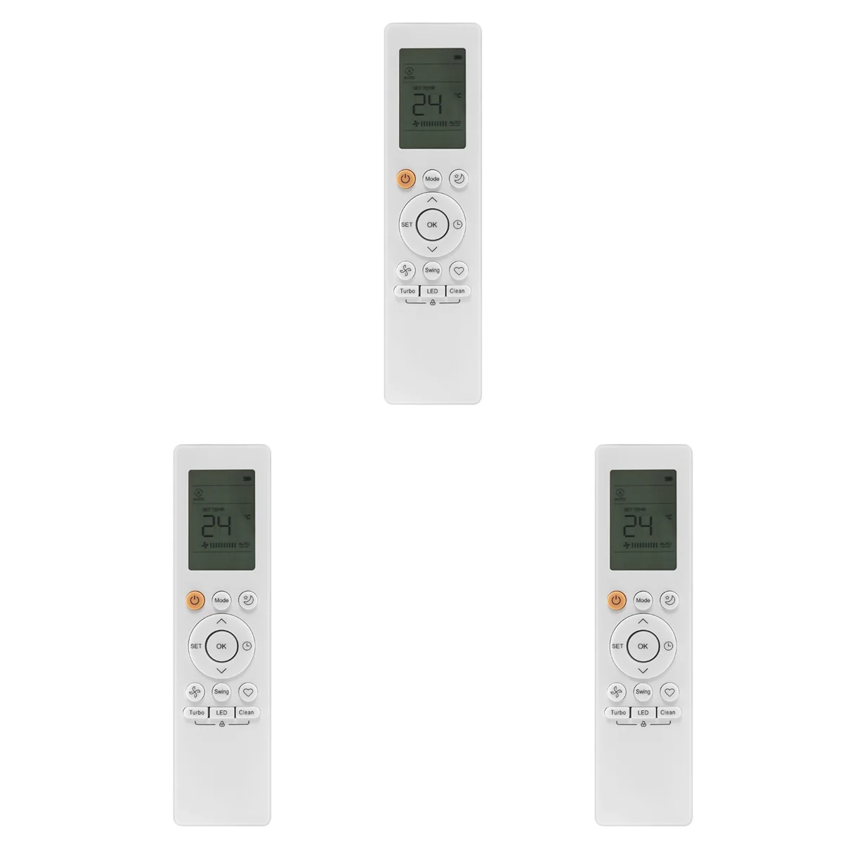 

3X RG10B Infrared Remote Control for English Air Conditioner RG10B/BGEFU1 AC Remote Control Air Conditioner