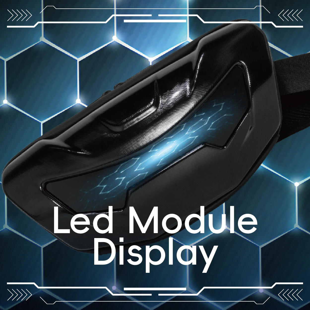 Motorcycle Riding Shoulder Bag LOY Moto Pocket LED Backpack Mobile Phone Bag Cro