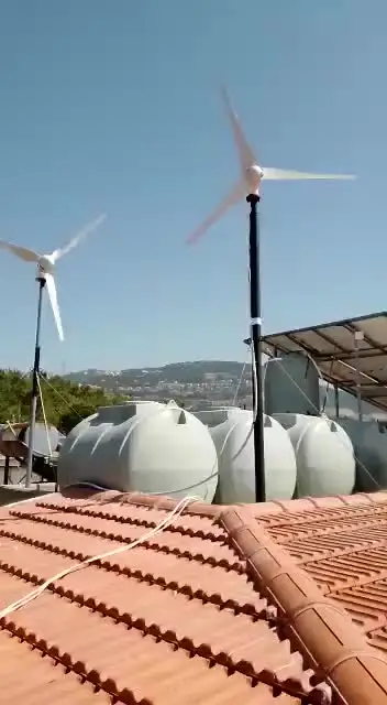 Горизонтальная ветряная мельница для домашней фермы 2000 Вт-5000 Вт 12 В 24 48 Китай