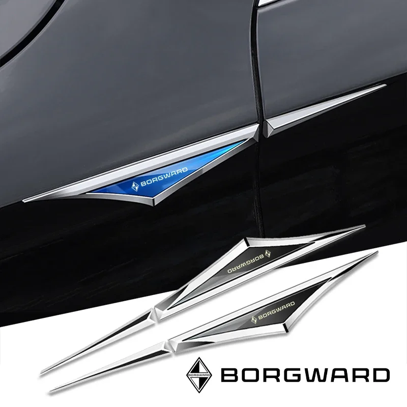 

2pcs alloy car stickers car accsesories accessory for borgward bx3 bx5 bx6 bx7