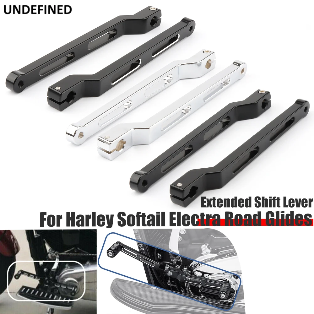 

8.5"Extended Shift Lever For Harley Touring Road Electra Standard FLHT Classic FLHTC Motorcycle Toe Shift Shifter Lever Aluminum