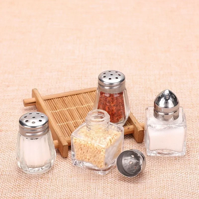 Picnic BBQ Outdoor Cooking Spice Jar Seasoning Jar Seasoning Bottle Spice Dispenser Pepper Mill and Salt Shaker Set