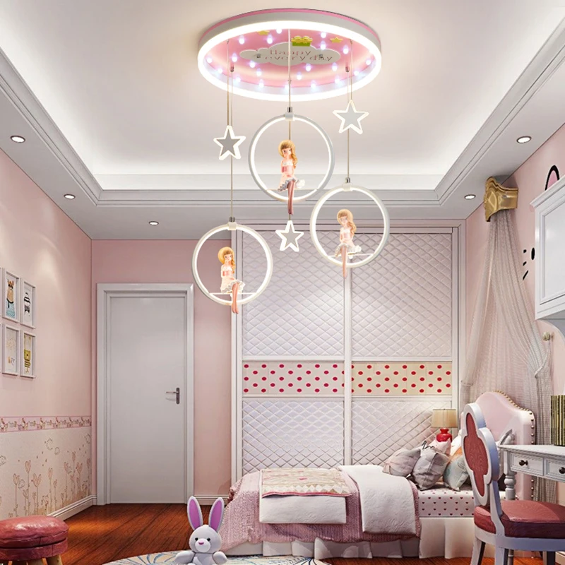 

European style Girl Bedroom decorative LED lamp indoor chandelier lighting chandelier living room decorative Chandelier