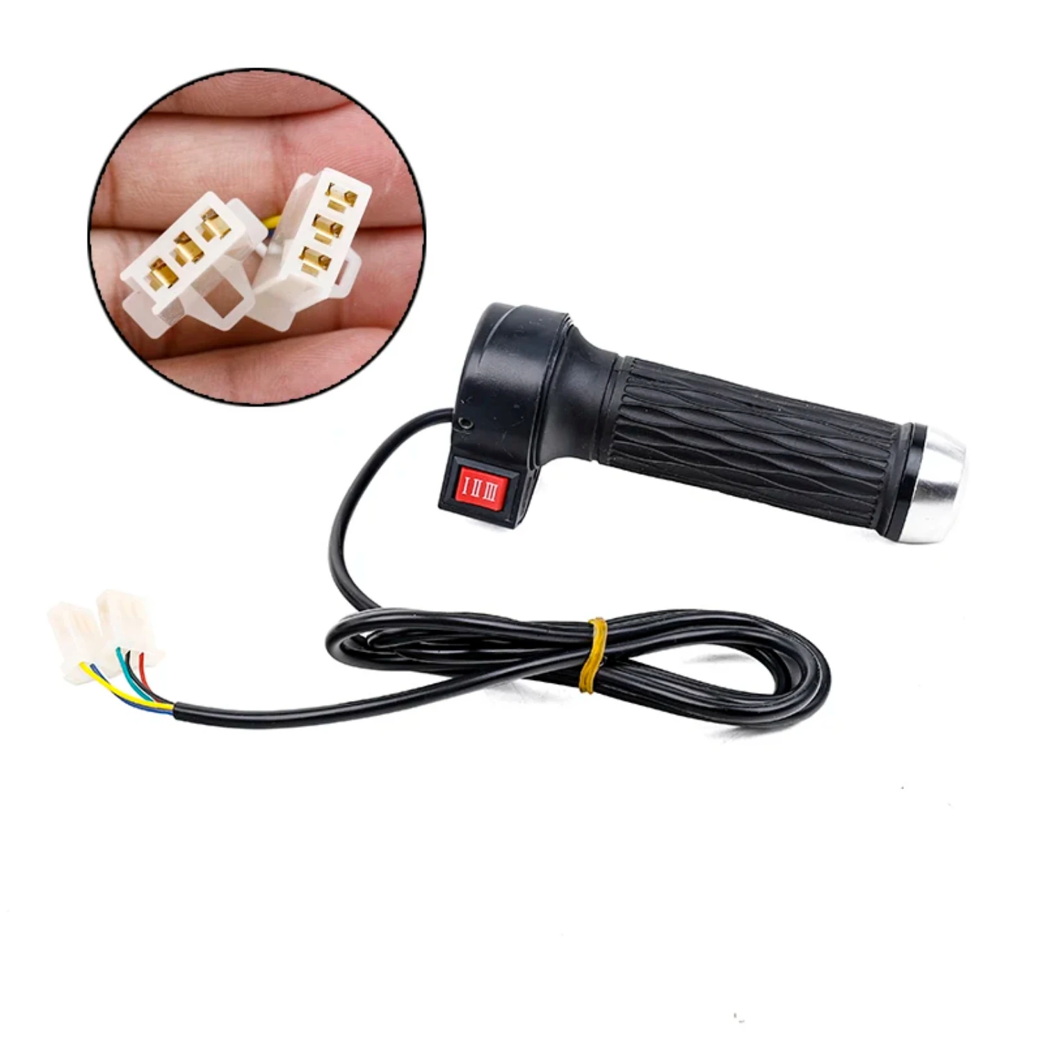 Bicycle High Medium Low Speed Forward Reverse ABS Throttle Acceleration Handle EBike Twist Throttle Parts Ltwoo speed shifter