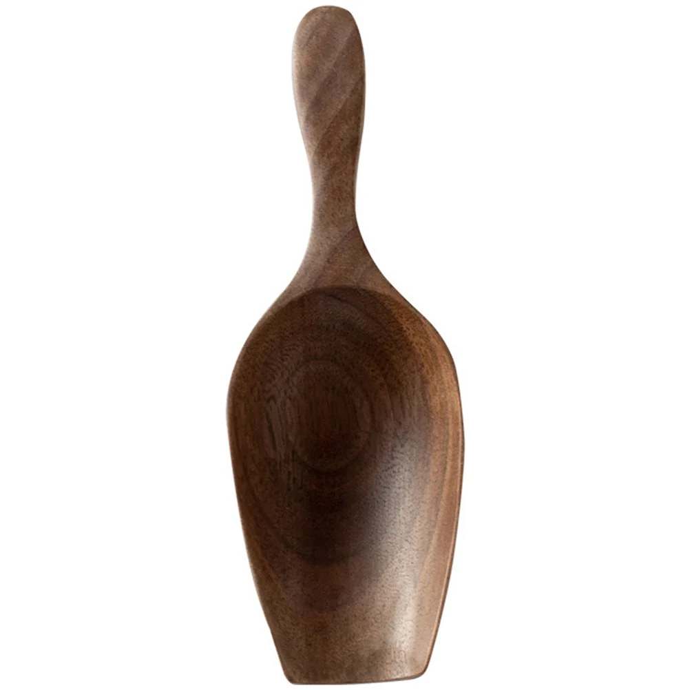 

Coffee Bean Smooth Wooden Scoop Kitchen Practical Tea Cereal
