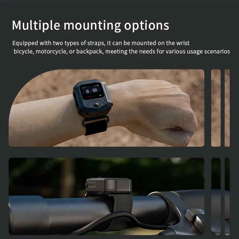 GPS Bluetooth Remote Controller For DJI Osmo Action 6 5 Pro 4 Sport Camera Accessories 25M Wireless Remote Control Wrist Watch