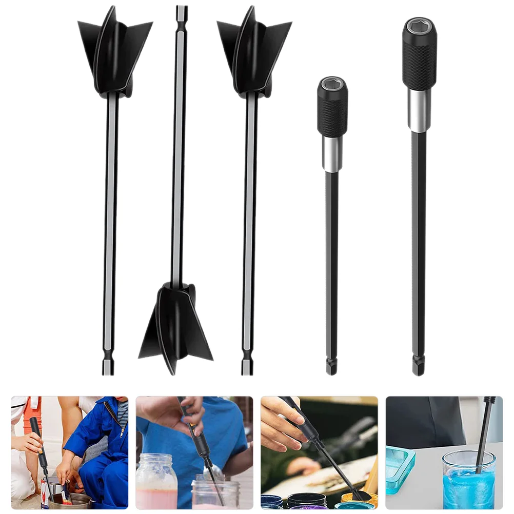 

Epoxy Resin Mixer Blenders Mixing Stirrer Drill Paint Attachment Tool for Abs Plastic Paddles Mixers