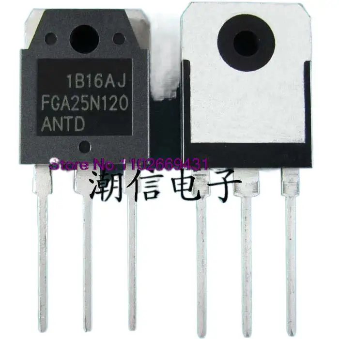 

5PCS/LOT FGA25N120 ANTD 25A 1200V Original, in stock. Power IC