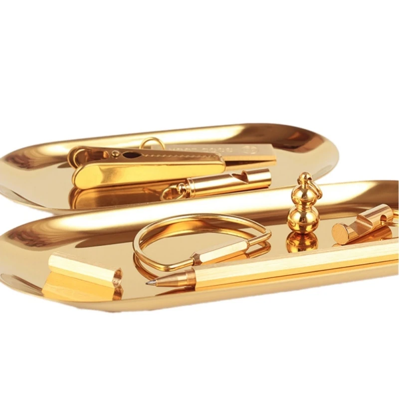 Goldenstainless Steel Shallow Trays Bbq Sushi Flat Dish 30 X 12 Cm