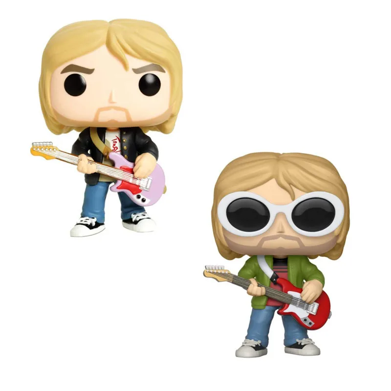 

Kurt Cobain With Sunglasses Rock Star Vinyl Doll Action Figure Toys