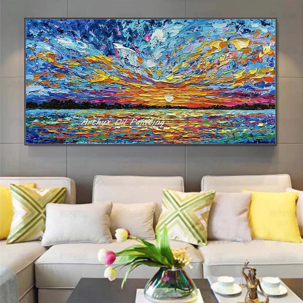 Abstract Seascape Oil Painting 5