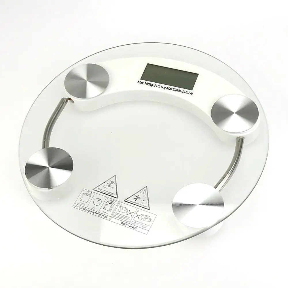 RD Glass Bathroom Digital Scale up to 180 kg - YINS HOME - AliExpress