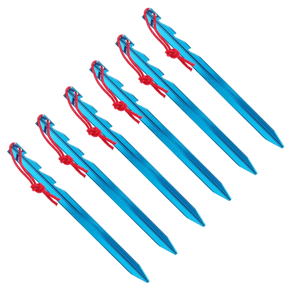 

6 PCS Tent Tents Pegs Ground Nail Stakes Accessories Outdoor Picnic Durable Camping