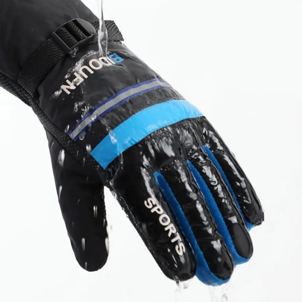 

Winter Gloves for Men Women Adjustable Cuff Winter Gloves Winter Skiing Sports Gloves for Women Men Waterproof for Running