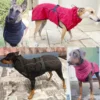 Dog Outdoor Jacket Waterproof Reflective Pet Coat Vest Winter Warm Cotton Dogs Clothing for Large Middle Dogs  Labrador 6