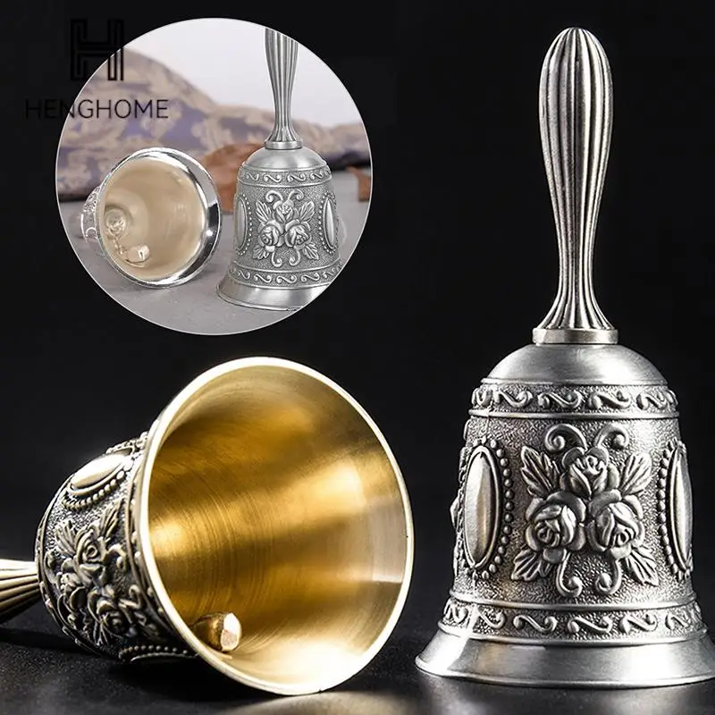 Campana A Mano Di Natale Babbo Natale Jingle Bells Stile Retrò Campana A Mano Metalen Tone Craft Bell Artigianato Campana Di Natale Campana Del Vento