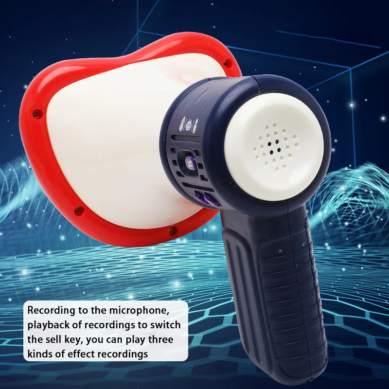 Voice Changer Spoof Microphone Megaphone Toy Funny Voice Changer Modifiers Toy Party Favors Novelty Kid Toy Birthday Gifts 4