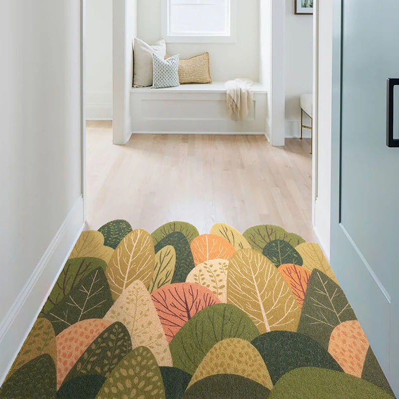 Alfombra de entrada para interiores y exteriores, Felpudo bienvenida, Alfombra de puerta, alfombras de baño grandes, antideslizantes, parte trasera de goma de perfil bajo|Alfombra| - AliExpress