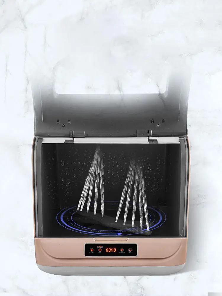 Full-automaticsmall Air Drying Dishwasher Without Installation Tabletop Dishwasher 440*450*400mm 3