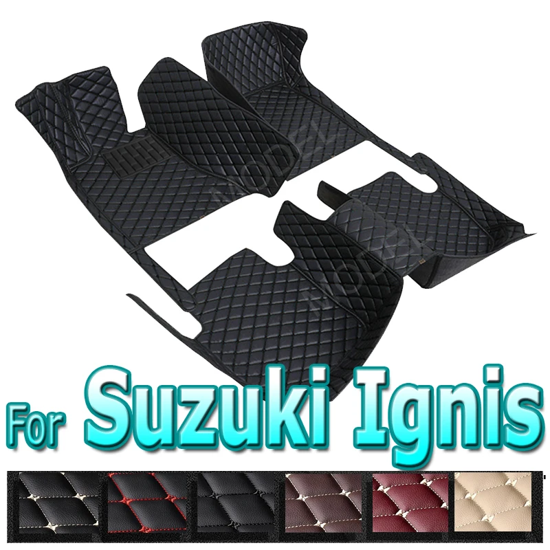 

Автомобильные коврики для Suzuki Ignis MF 2016 2017 2018 2019, кожаный напольный коврик, прочные коврики, коврик, набор автомобильных аксессуаров, детали интерьера