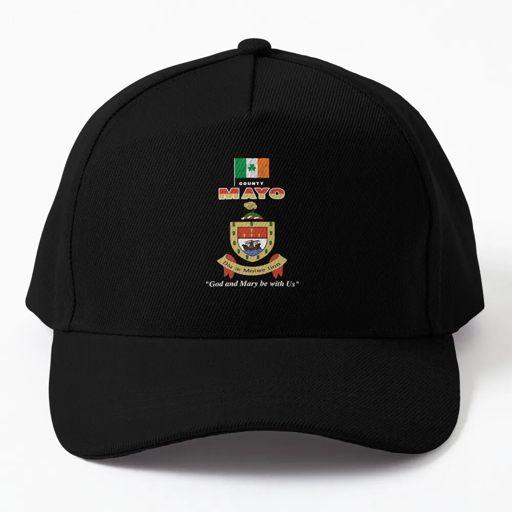 

COUNTY MAYO IRELAND - OFFICIAL CREST Baseball Cap fishing hat Snap Back Hat Fishing Caps Luxury Cap Women's Hats 2024 Men's