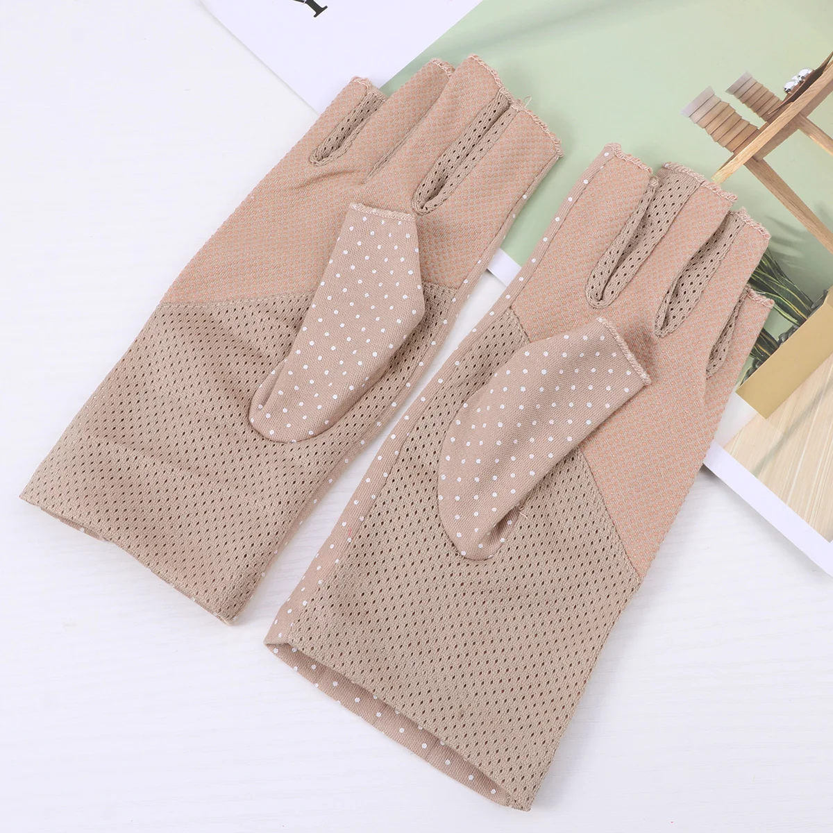 

1 Pair Sunblock Finger UV Protection Summer for Outdoor Driving Riding