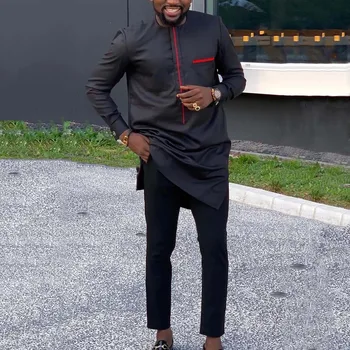 Alternative view of Dayo Dashiki Long Sleeve Shirt and Pant