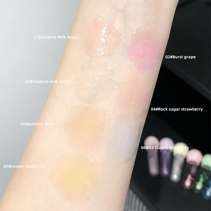 Gogo Bear Pudding Jelly Lip Oil Moisturizes and hydrates fine shine autumn and winter anti-dry cracked lips 4