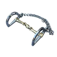 Stainless Steel Kimberwicke Bit  Horse Equipment 5 Inches Brass Copper Mouth Snaffle 1