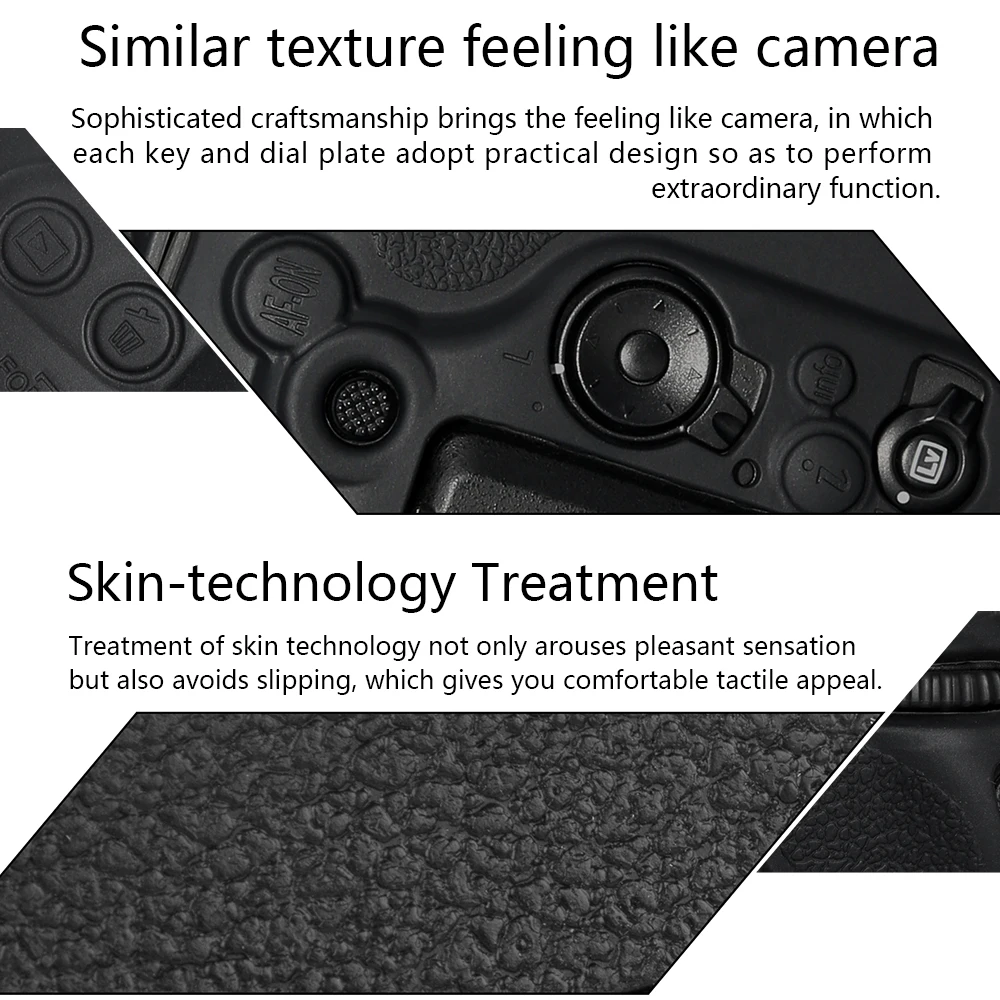 Pixel D500 Dslr Dslr Silicone Protetor para Câmera Nikon Tampa Macia Armadura Silicone - Image 4