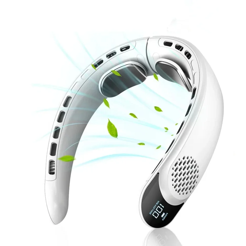 مروحة رقبة USB محمولة ، تصميم بلا فانوس ، تحكم وحم...