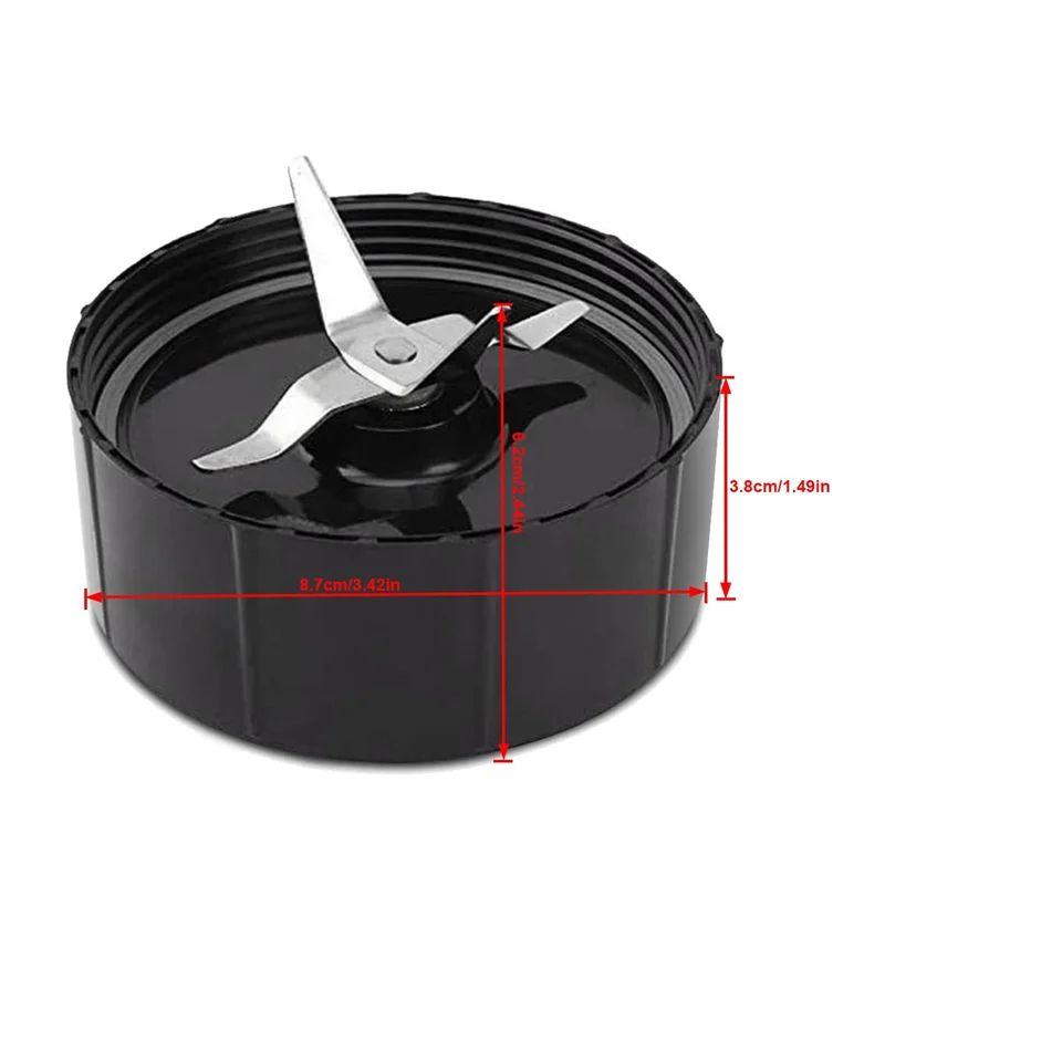 Vuzmode Vervangend plat mes, for Magic Bullet Blender Mixer Juicer MB1001 250W kruisvormige kruiskop Blender snijbladen
