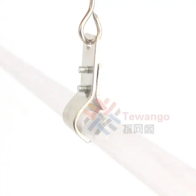 Rozsdamentes Acél Szíjtárcsó Csőbilincsek 25 Kg Terhelés Csapágy Pergolas Hullám Lombkorona Visszahúzható Árnyékháló Tartozékok 15-20 Mm-Es Csőhöz - Image 3