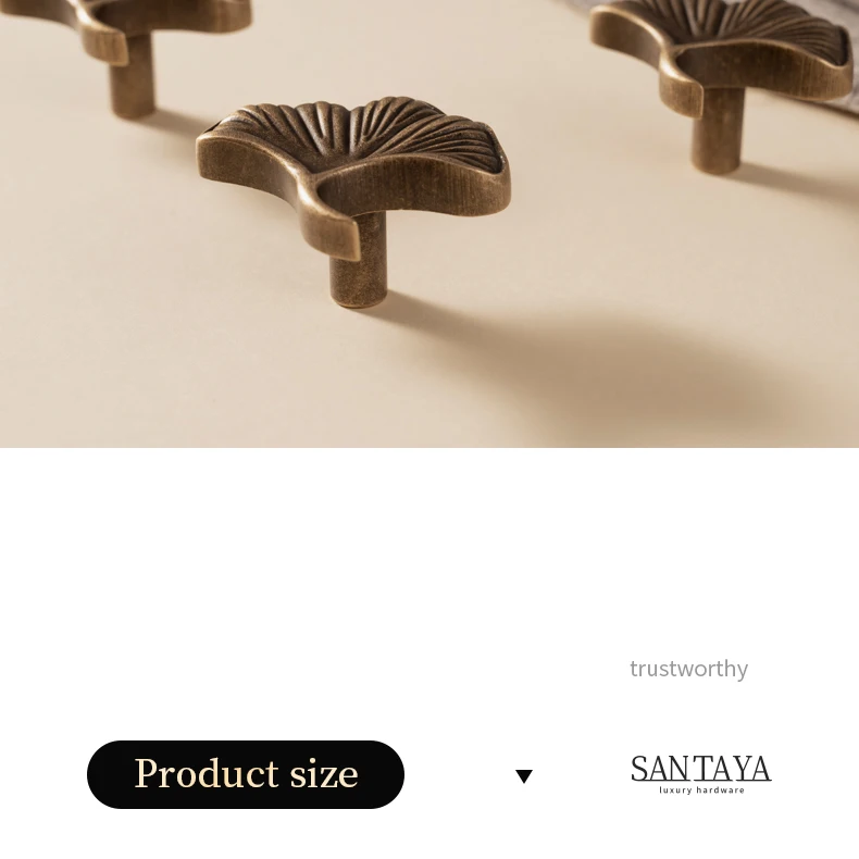 antique brass knob for wardrobe and bedside table