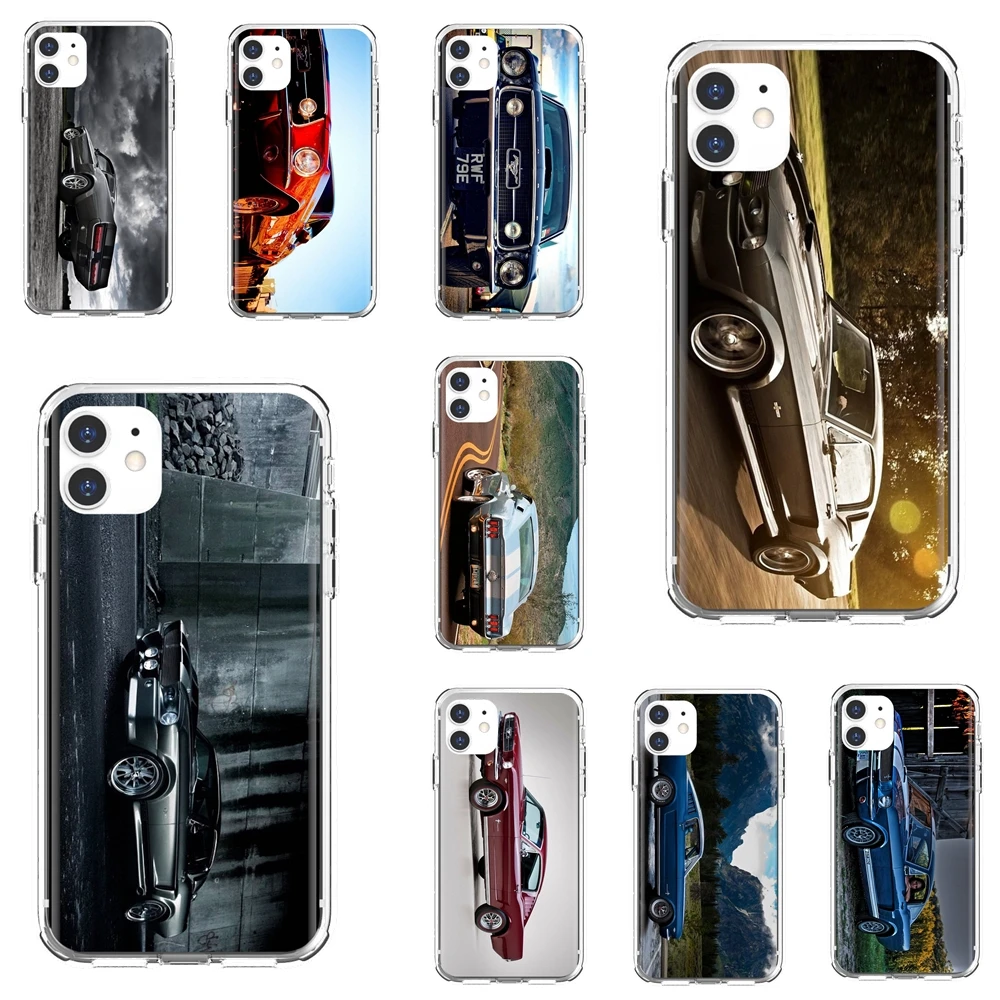 For Ipod Touch 5 6 Xiaomi Redmi S2 6 Pro 5a Pocophone F1 Lg G6 Q6 Q7 G5 Tpu Shell Case Ford Mustang 1966 Super Car 4k Wallpaper Aliexpress