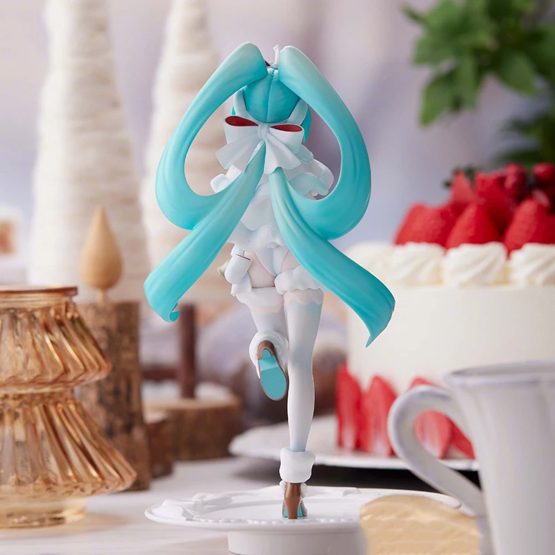 Фото Оригинальная фигурка FuRyu Hatsune Miku Exeed, креативная фигурка Sweet из ПВХ, 17 см, Коллекционная модель, кукла, статуэтка, орнамент, подарок №4