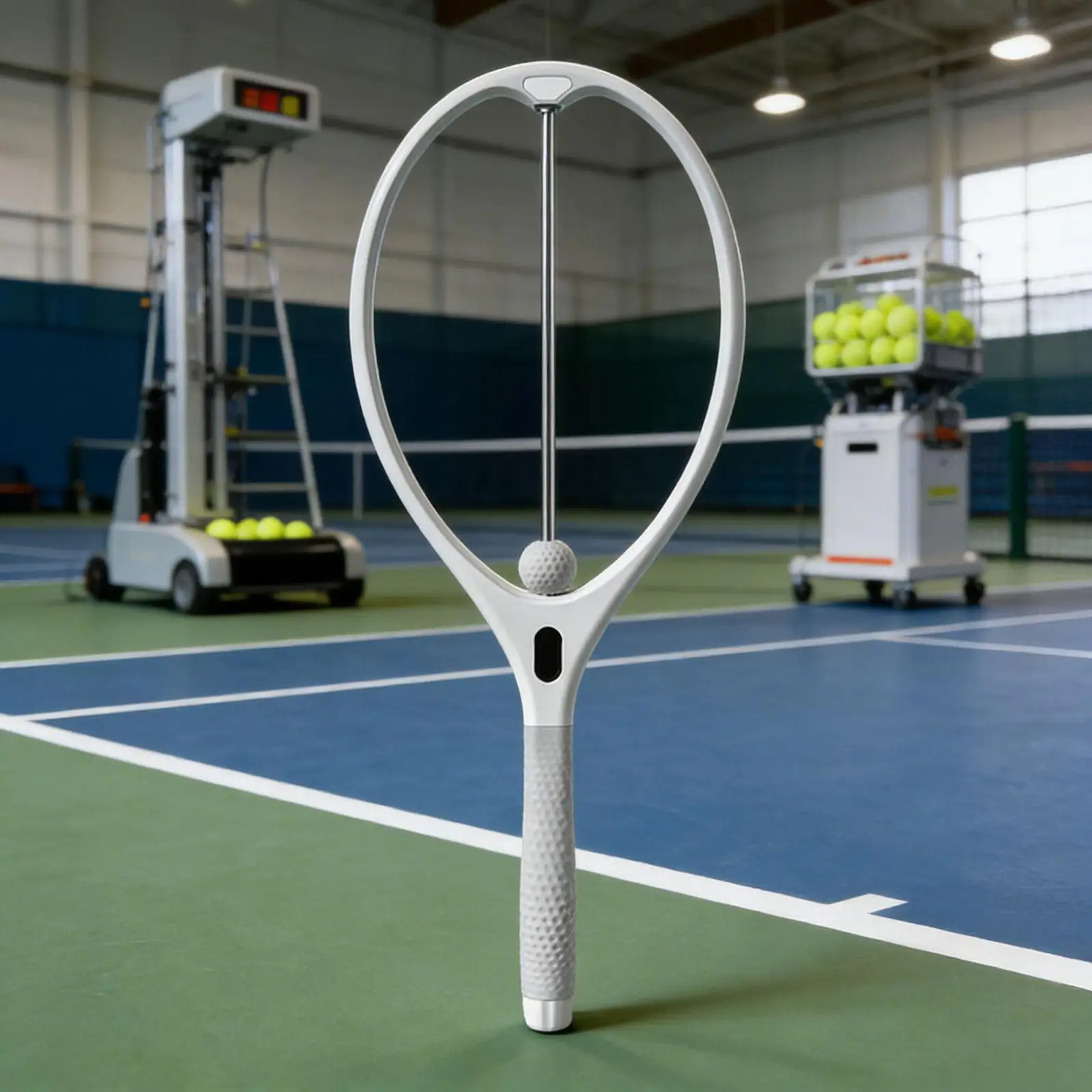 Automatic Rebound Tennis Racket Lightweight Self Training Racket Tennis Exerciser For Swing Improvement_voghion.com