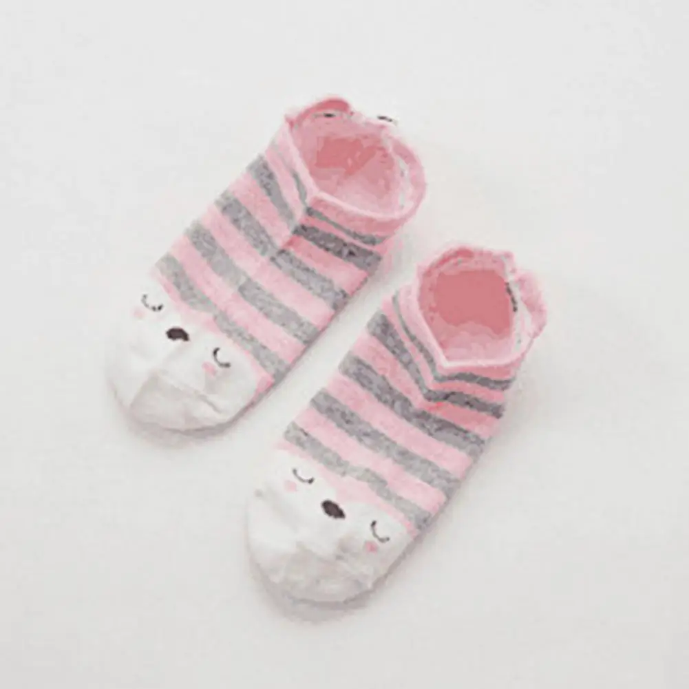 

Breathable 1 Pair Washable Casual Soft Funny Boat Socks Comfortable Ankle Socks Allergy Free for Office