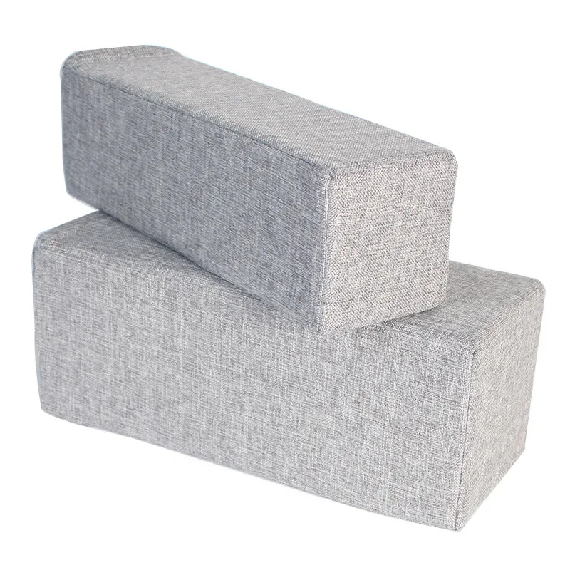 Cuscino Di Supporto Per Divano E Bracciolo - 100x15x15 Cm, Imbottito, Con Federa In Lino E Cotone