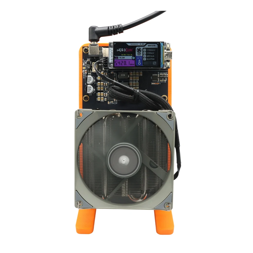 Bitaxe NerdQaxe++ 4.8TH/s 78w Bitcoins Miner 4 PCS BM1370